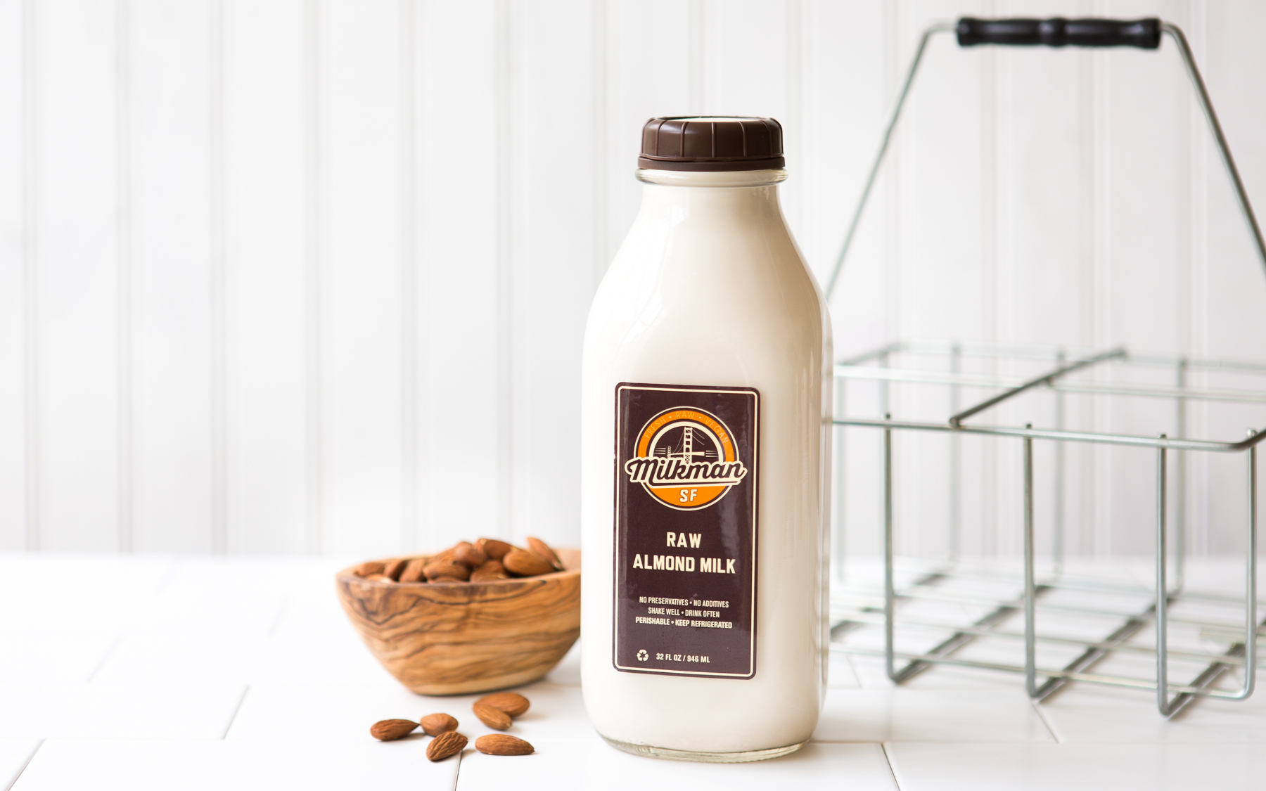 Raw Almond Milk (Quart) Milkman SF SF Bay Good Eggs
