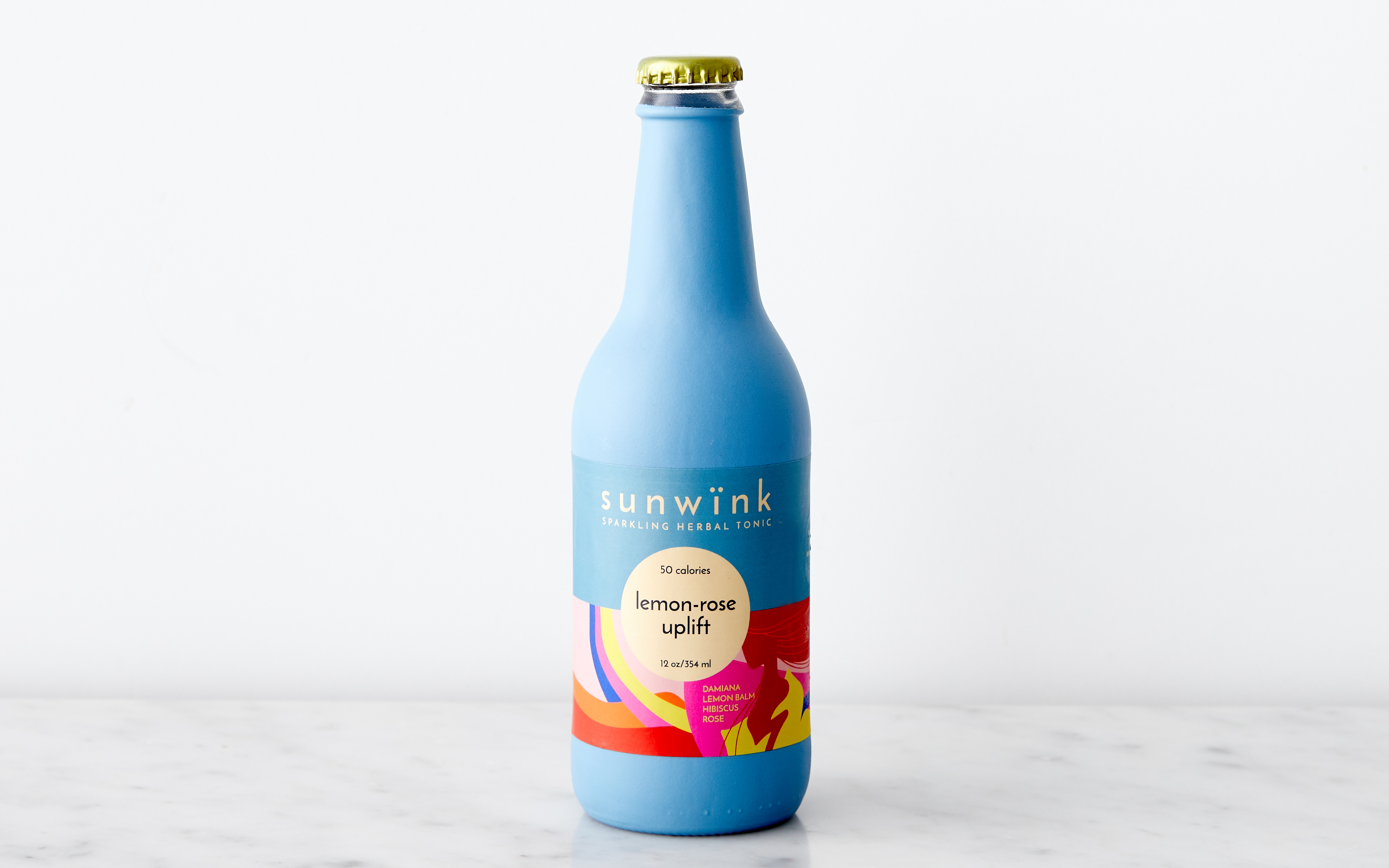 Lemon Rose Uplift Sparkling Herbal Tonic