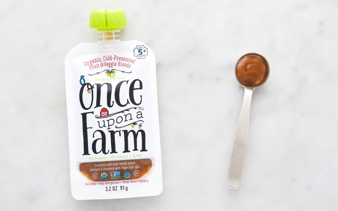 organic pear baby food