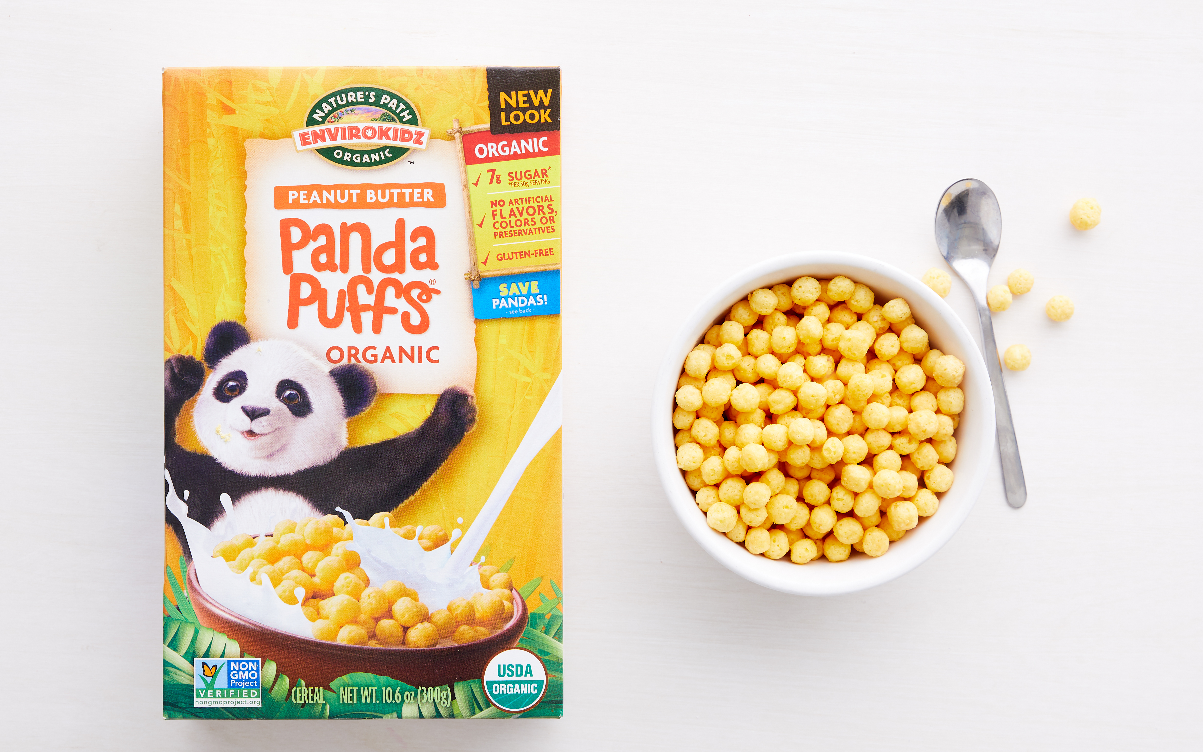 Organic Peanut Butter Panda Puffs Nature S Path Sf Bay Good