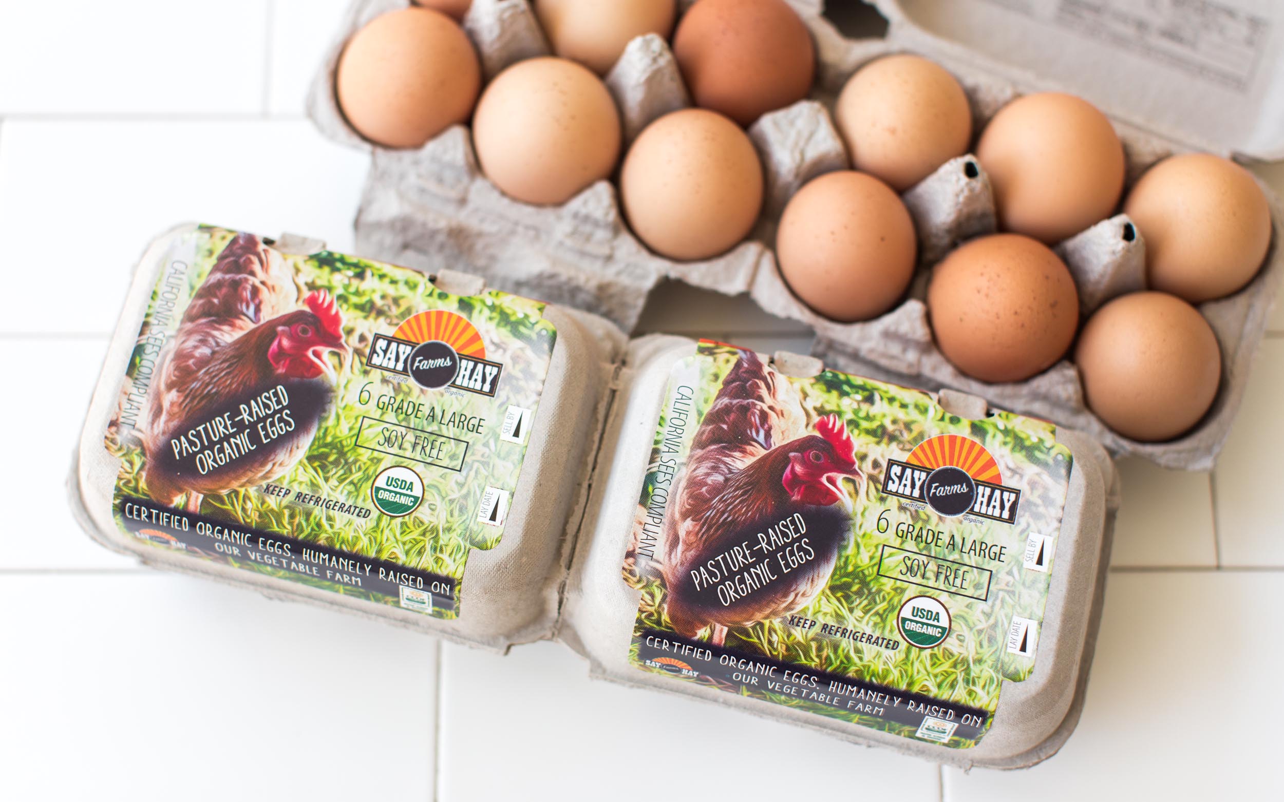 Organic Pasture Raised Eggs (Large) Say Hay Farms SF Bay Good Eggs
