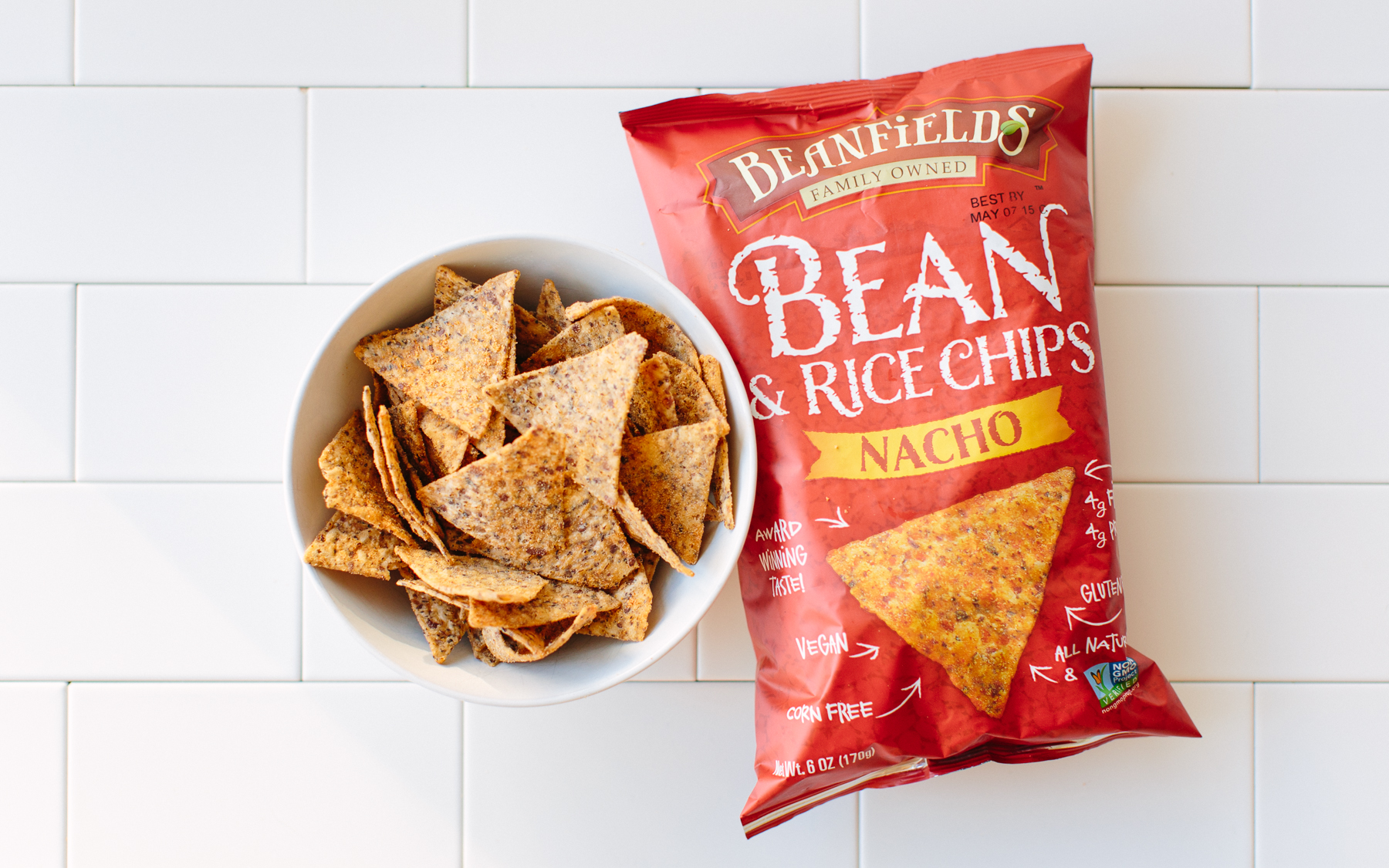 Nacho Bean and Rice Chips Beanfields Snacks SF Bay Good Eggs