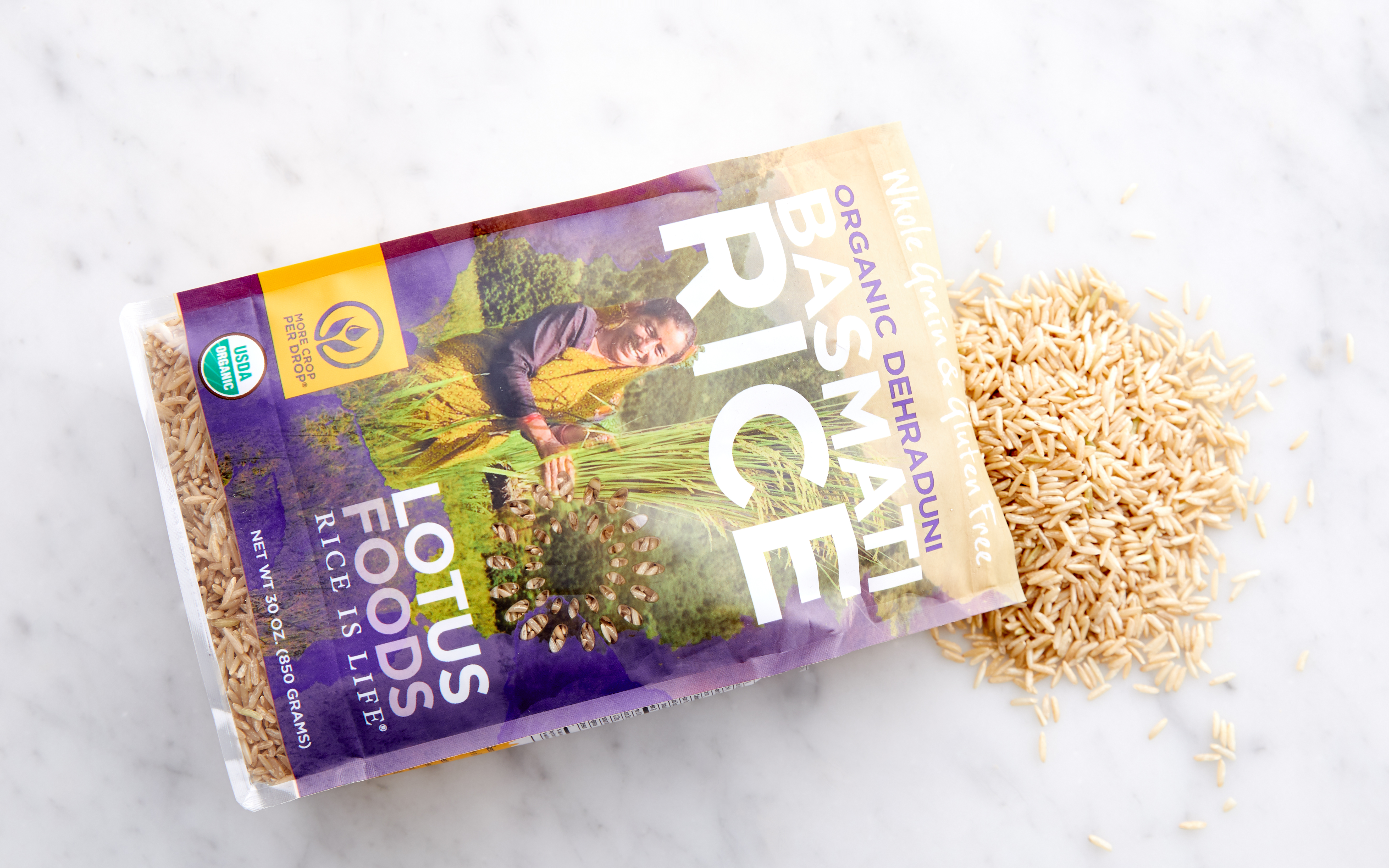 Organic Brown Heirloom Basmati Rice Lotus Foods Sf Bay