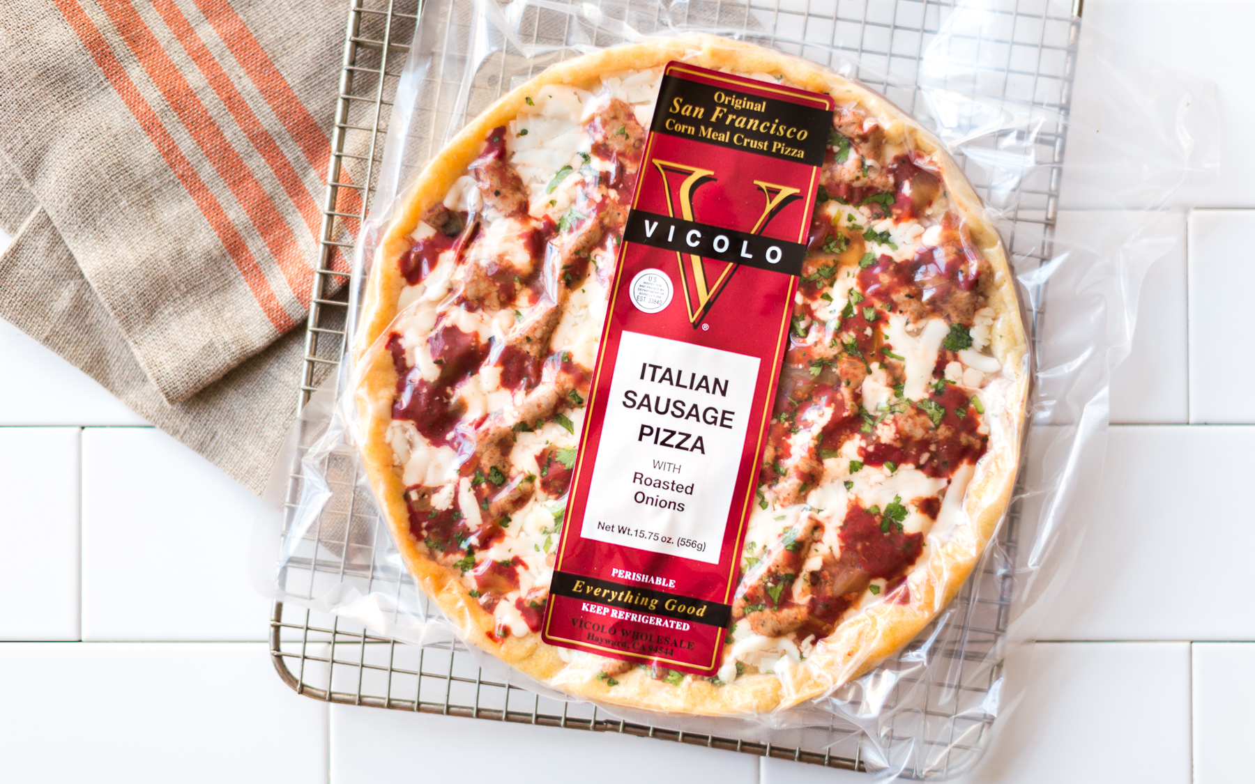 Italian Sausage Cornmeal Crust Pizza Vicolo Pizza SF Bay Good Eggs