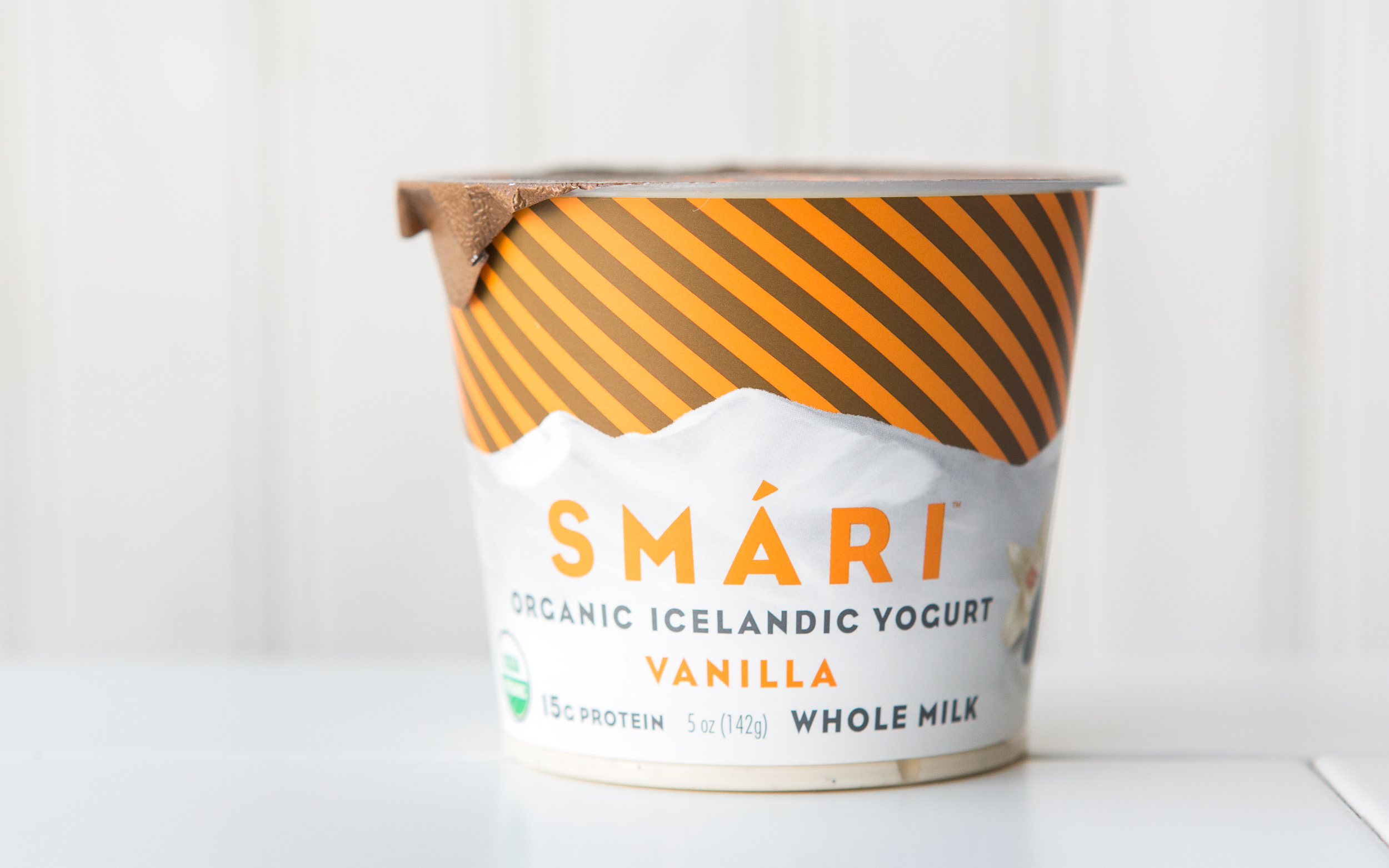 Organic Whole Milk Vanilla Icelandic Yogurt Smári Kaffi SF Bay