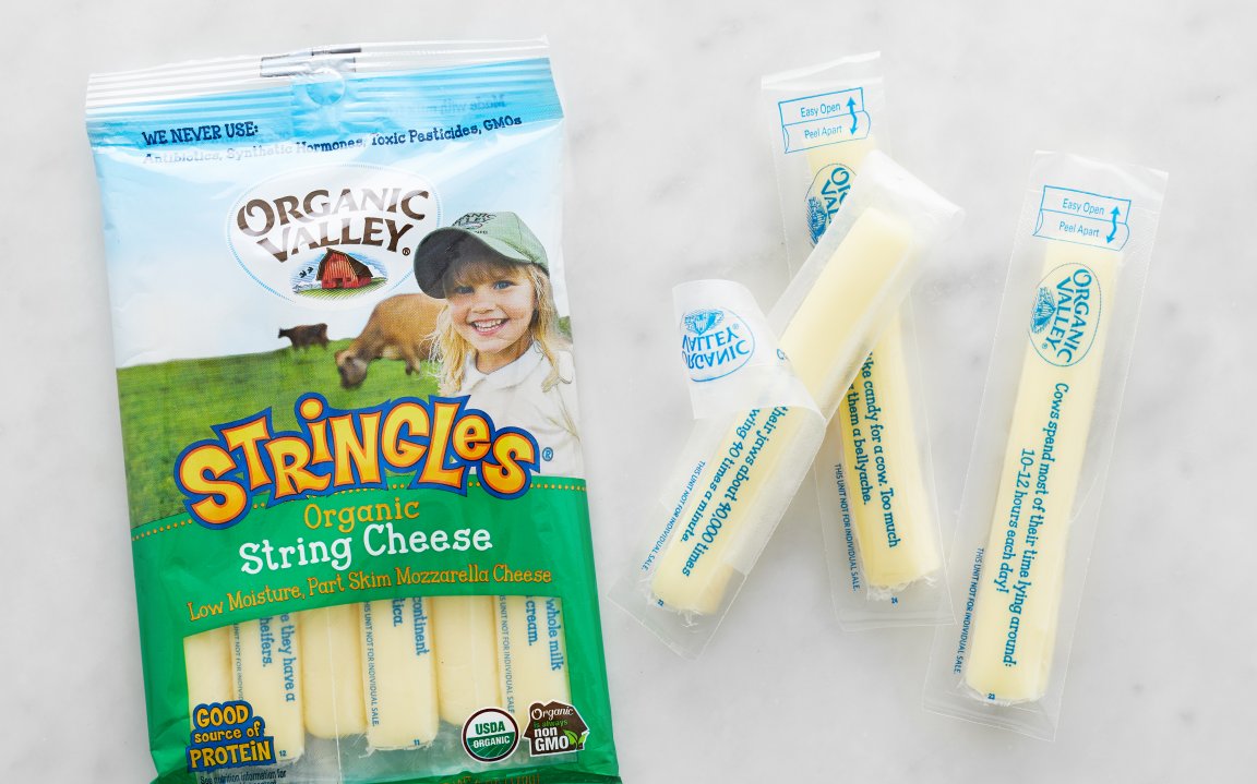 Organic Mozzarella String Cheese - Organic Valley - SF Bay ...