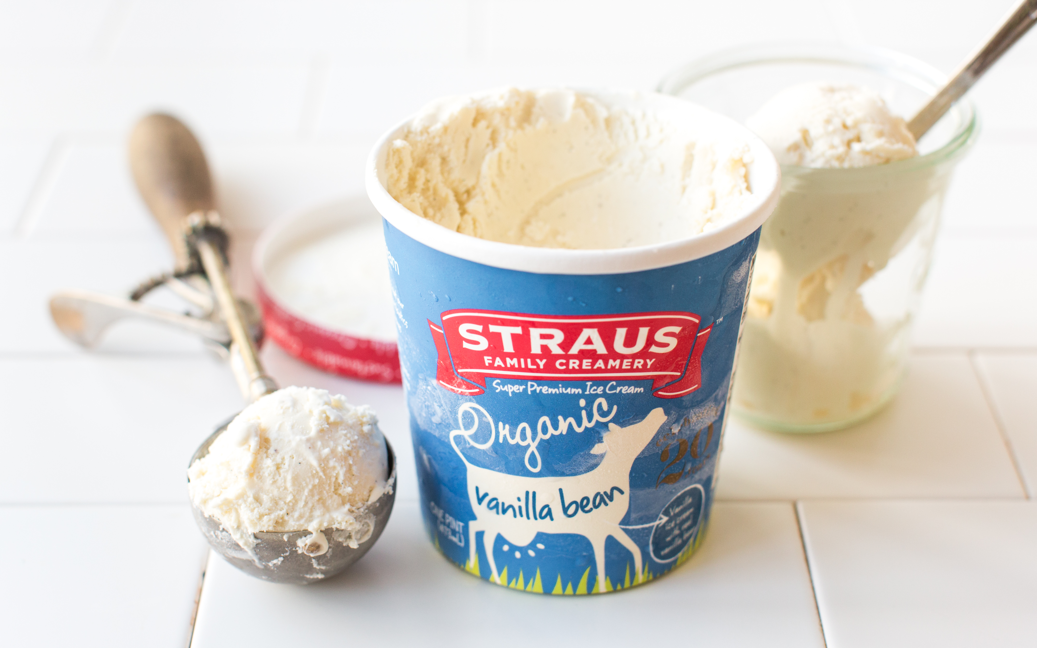 Organic Vanilla Bean Ice Cream Straus Family Creamery SF Bay Good