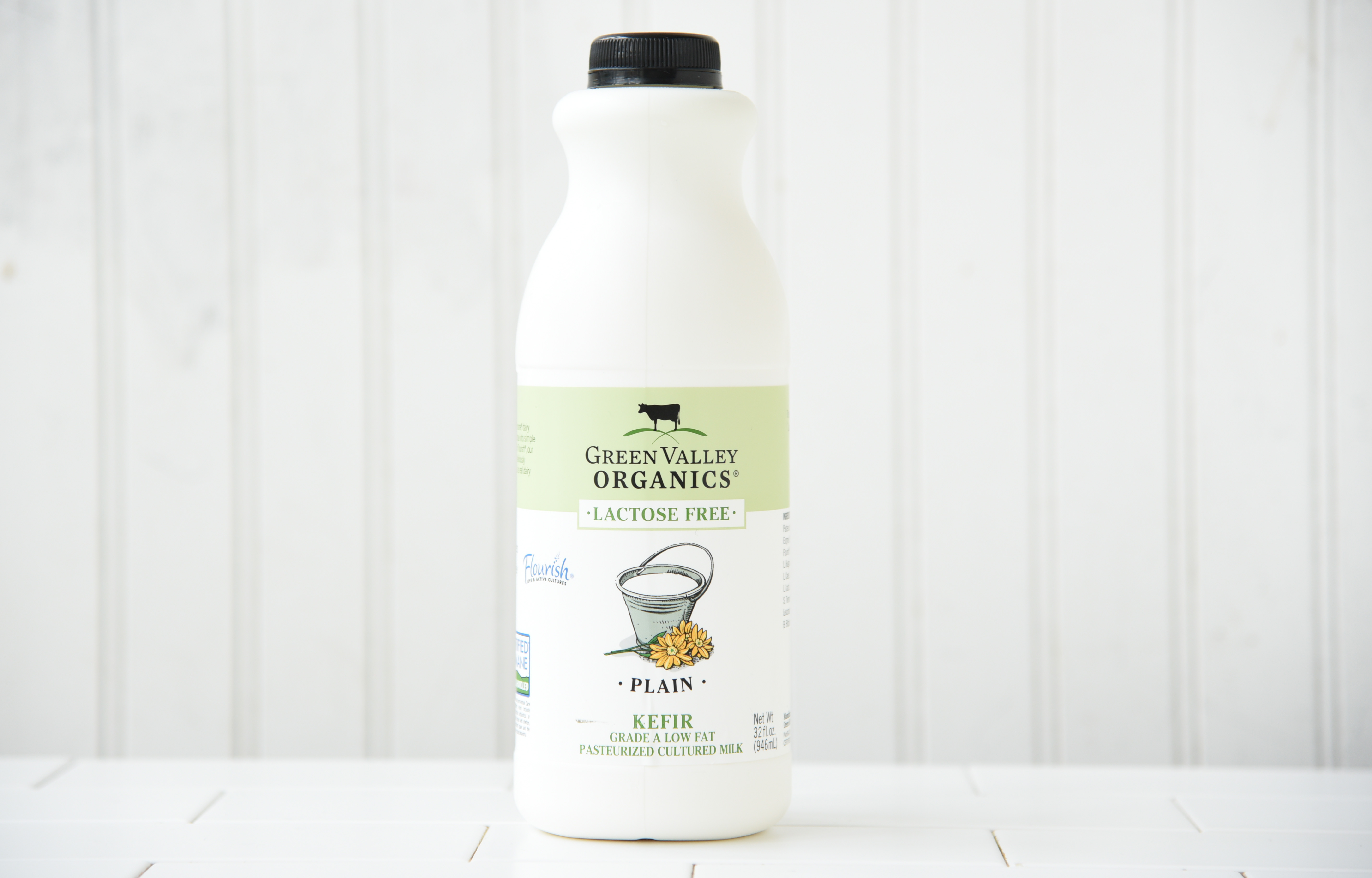 Organic Lactose Free Plain Kefir Green Valley Organics SF Bay