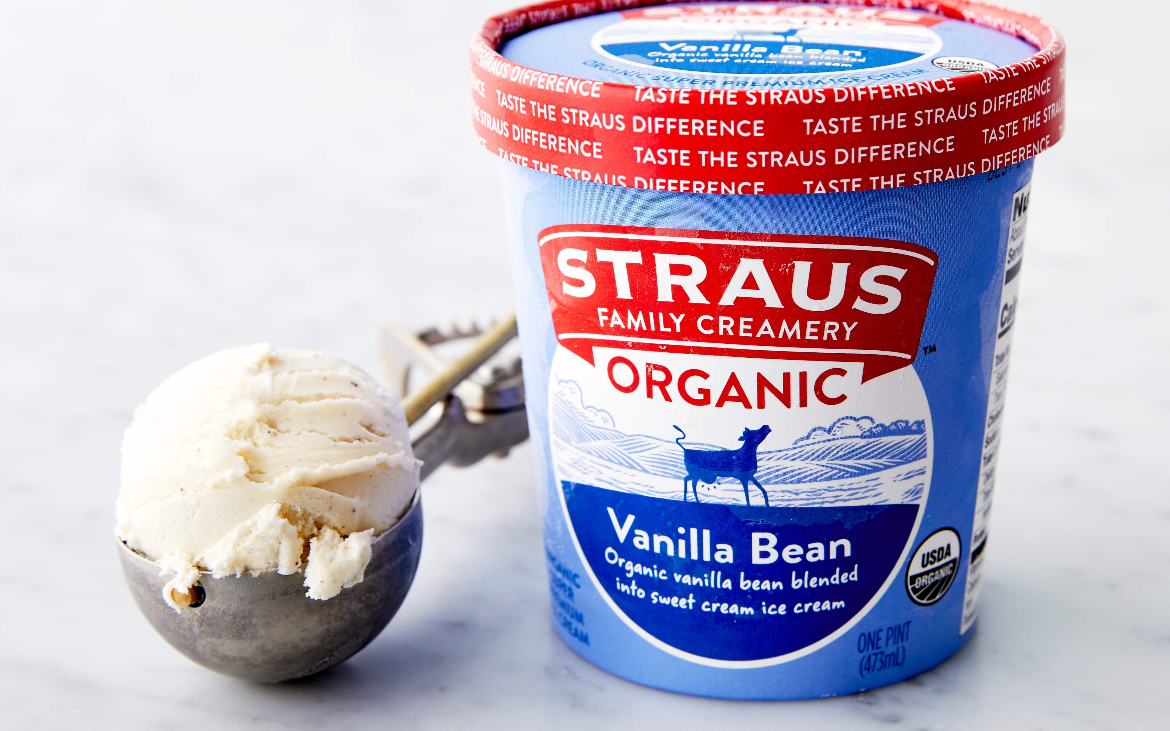 Organic Vanilla Bean Ice Cream Straus Family Creamery Sf Bay